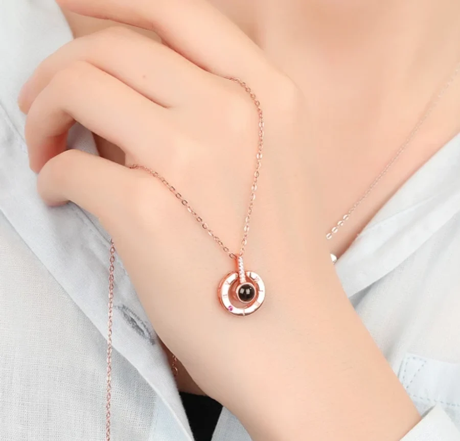 100 LANGUAGES I LOVE YOU PROJECTION NECKLACE - Image 5