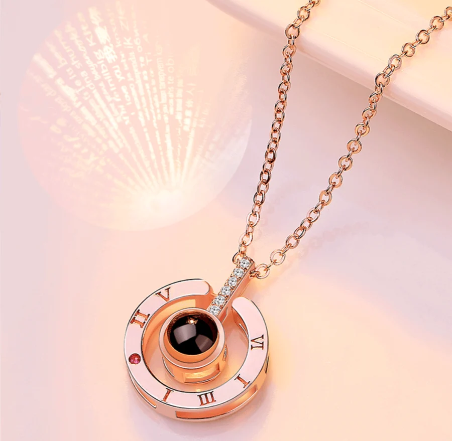 100 LANGUAGES I LOVE YOU PROJECTION NECKLACE - Image 3