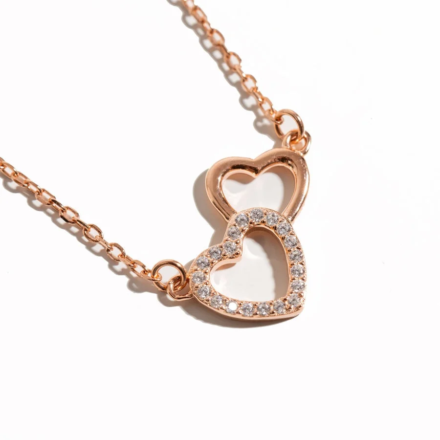 'Forever In Love' Heart Pendant Necklace - Image 3
