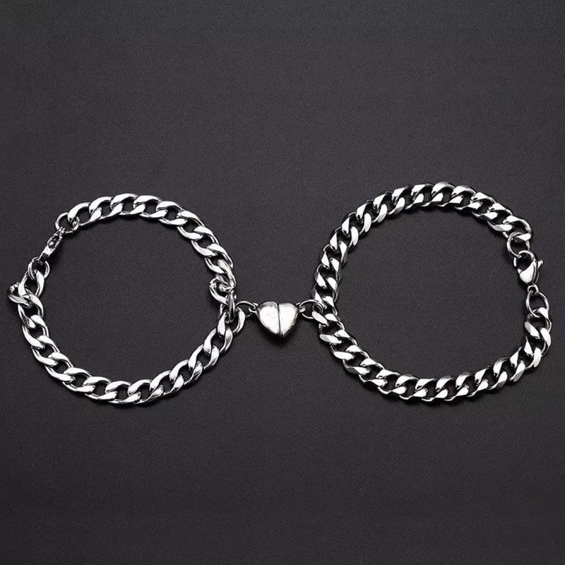 HEART LINK BRACELET SET - Image 3