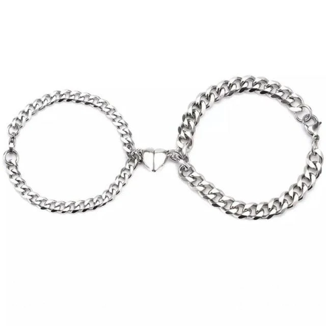 HEART LINK BRACELET SET - Image 4