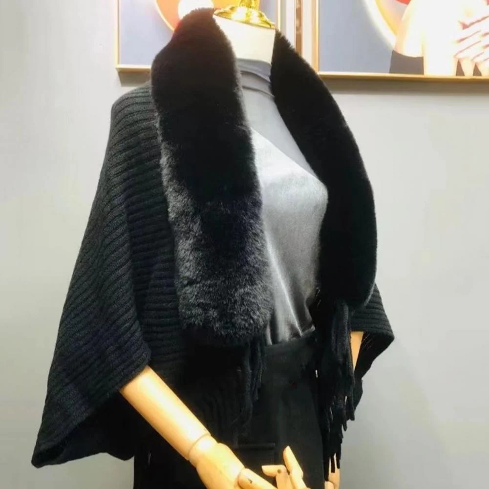 Loose Thickened Shawl Coat - Image 6