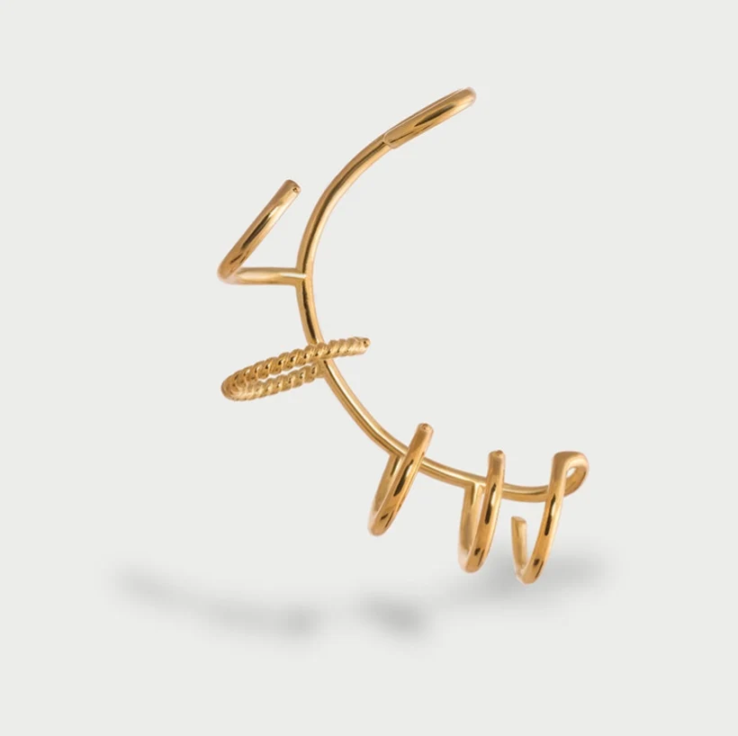 Multi Hoops Ear Cuff