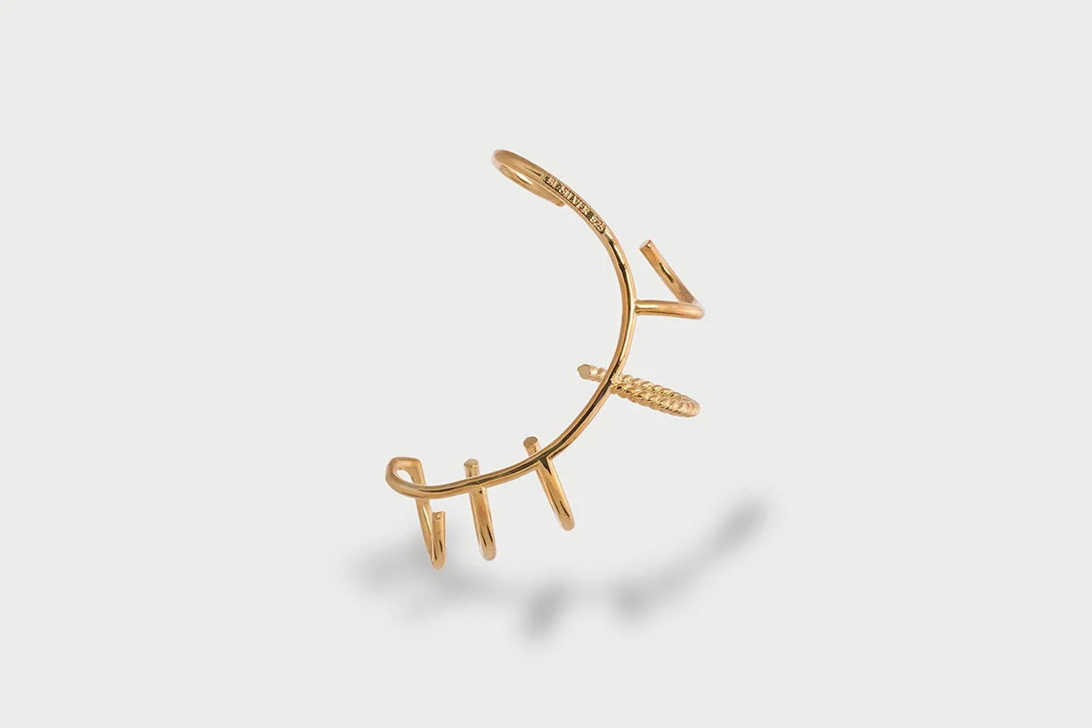 Multi Hoops Ear Cuff - Image 2
