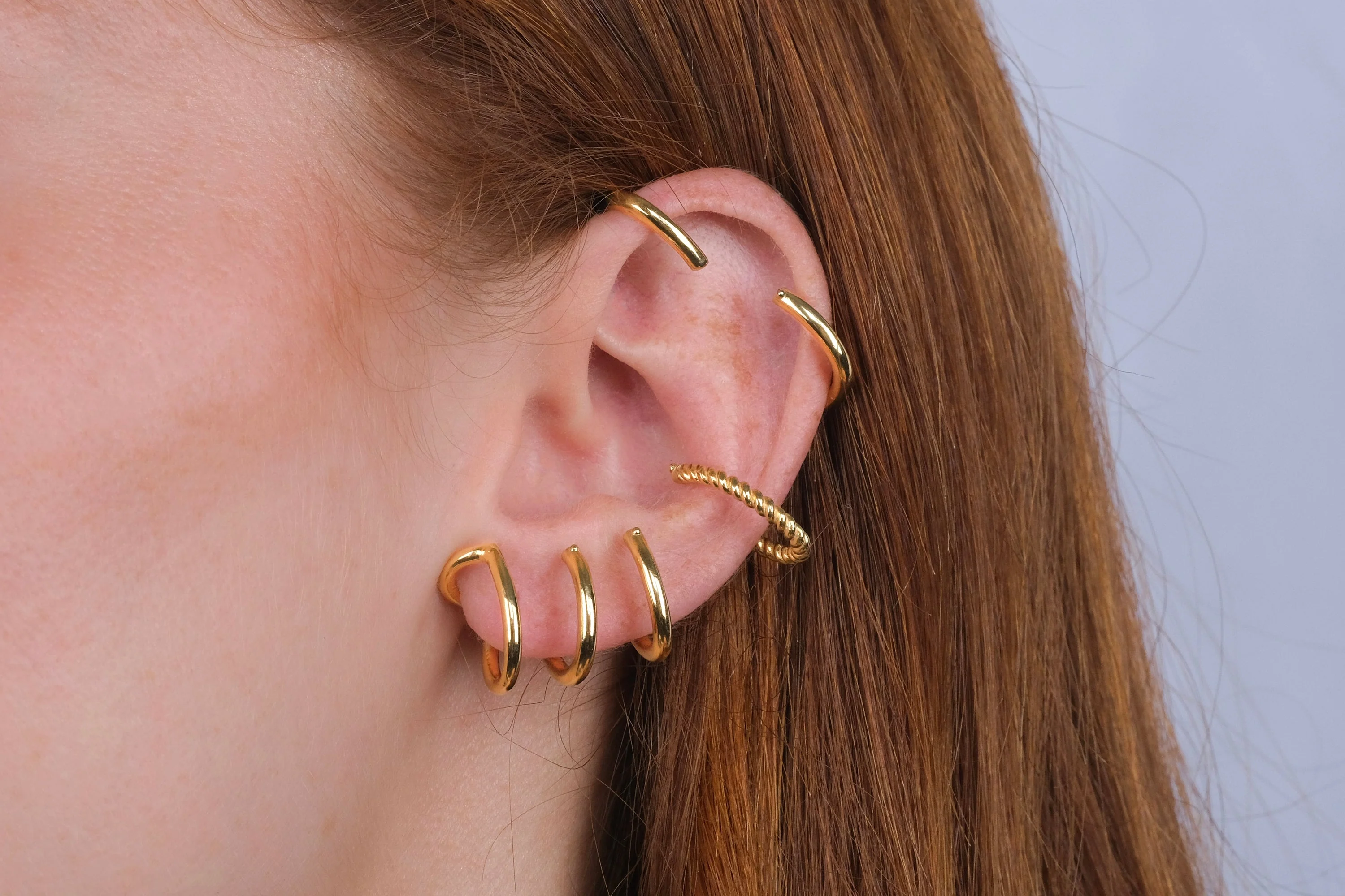 Multi Hoops Ear Cuff - Image 3