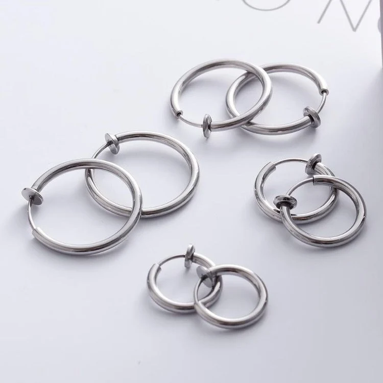 Retractable Hoop Nose/Lip/Earrings - Image 3